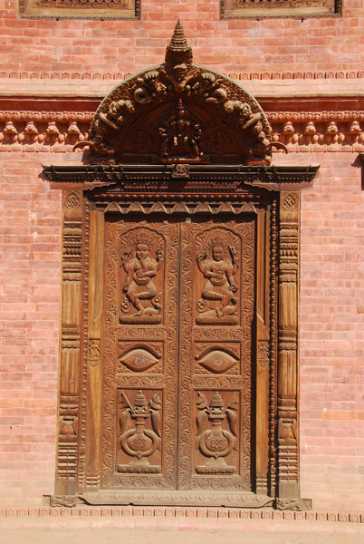 Ornate wood carved doors, Bhaktapur