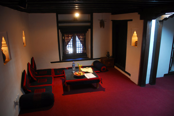 One of the standard 1st floor rooms at the Newa Chen Guesthouse, Patan
