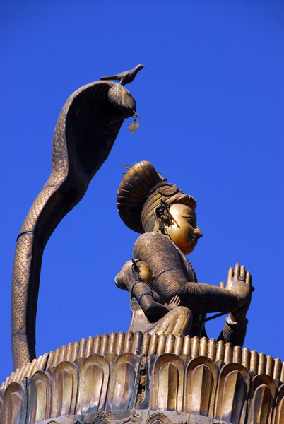 King Yoganarendra Malla's column, Durbar Square, Patan