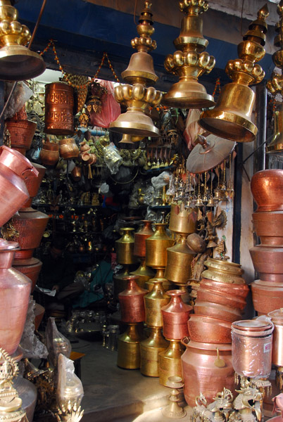 Metal working shop south of Durbar Square, Patan