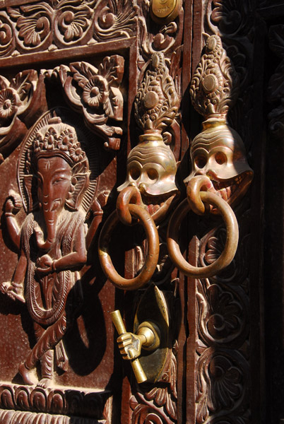 Interesting door handles, Patan