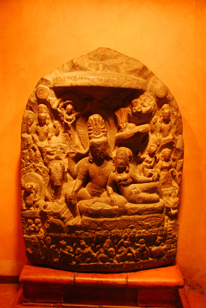 Uma-Mahesvara, 12th C. Nepal, recovered in 2000 after being stolen from a shirine in 1982
