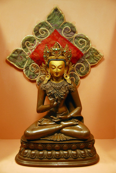 Amoghasiddhi, the Buddha of Unfailing Success, 17-18th C. Tibet