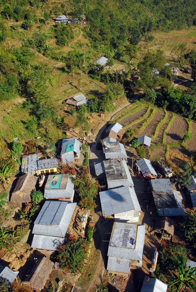 Nepali village below Manadamana