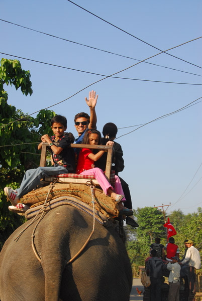 Elephant safari, Chitwan National Park