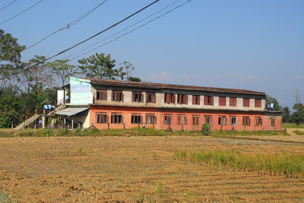 School, Sauraha, Central Terai, Nepal (N27 35 02.58/E084 29 41.13)