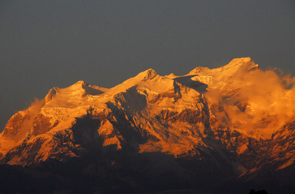 Himalchuli (7893m/25,895ft) in the evening, Bandipur