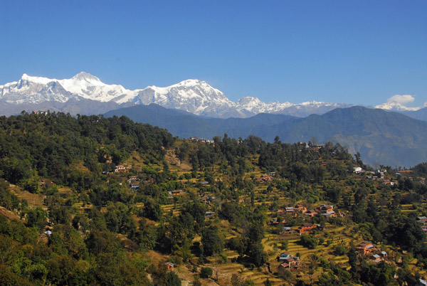 What a great place to fly...! The Annapurnas and Sarangkot