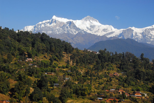 The Annapurnas and Sarangkot