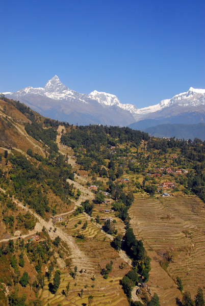 Sarangkot and Machhapuchhare, Nepal