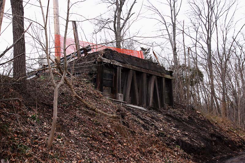 West Abutment Exposed