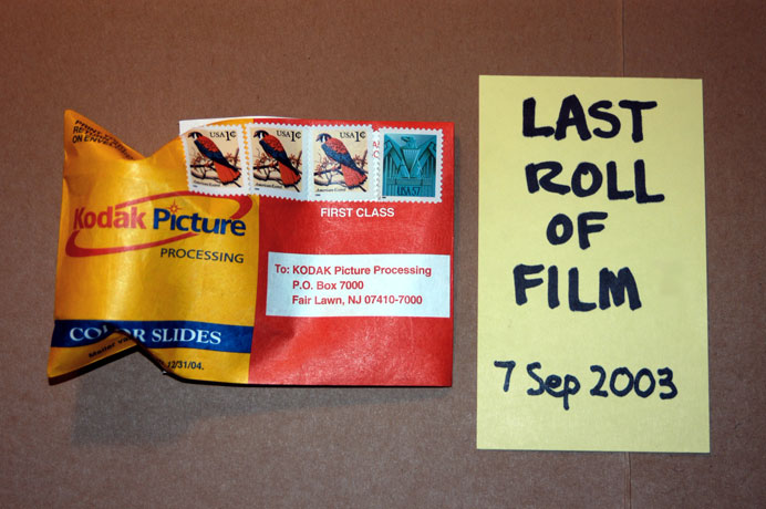 Last roll of film