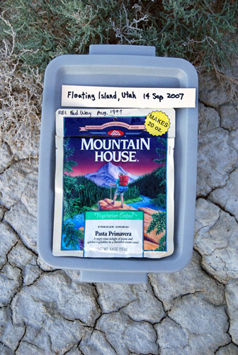 Freeze-dried dinner eaten eight years after purchase---and Im still alive