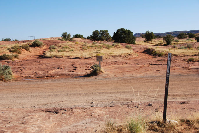 Bland landscape at trailhead conceals visual delights close by