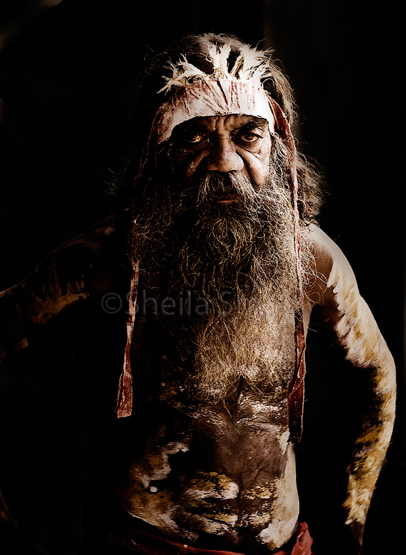 Cedric, aboriginal street performer