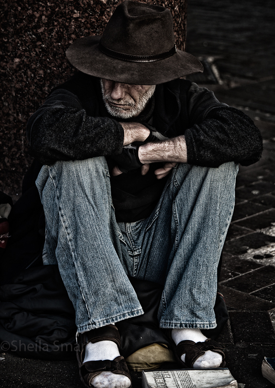 Man in akubra 