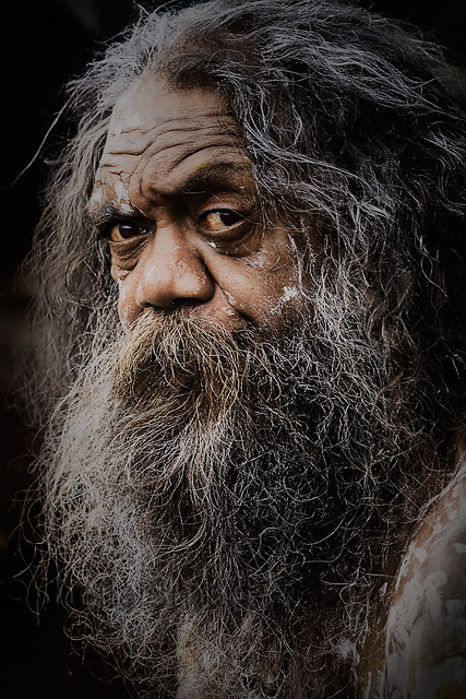 Cedric, portrait of an Australian aborigine