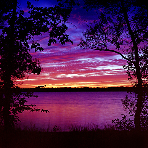 Two-tone sunset