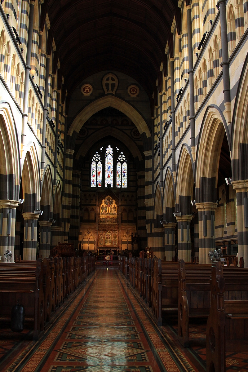 Inside St. Pauls cathedral, Melbourne