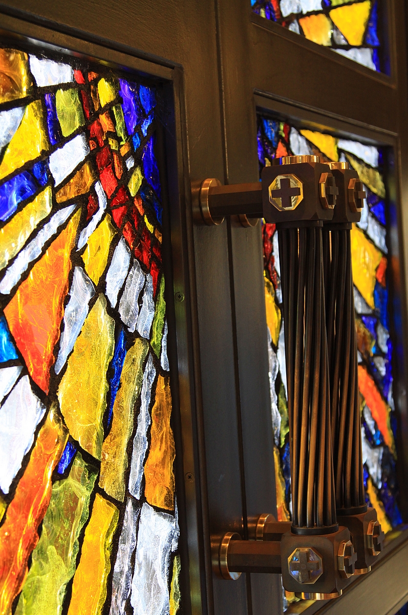 Glass doors St. Pauls, Melbourne.