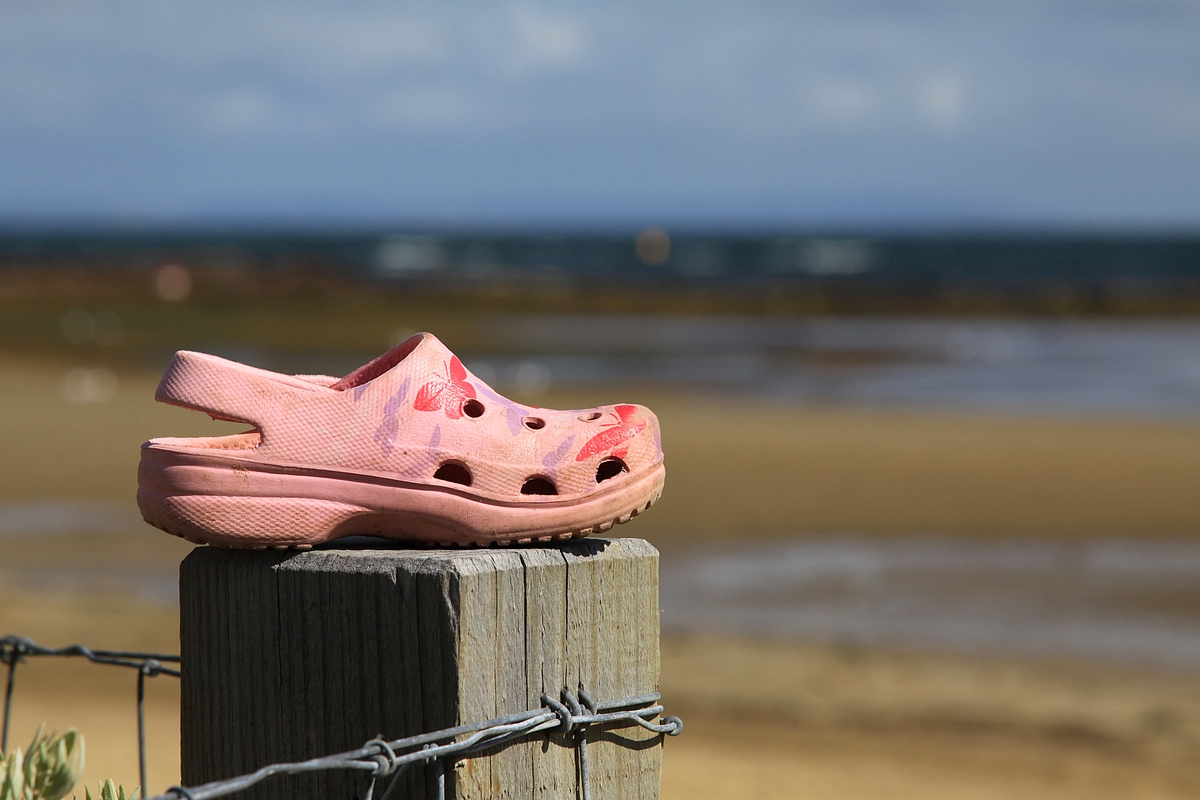Shoe @ the beach, Melbourne.