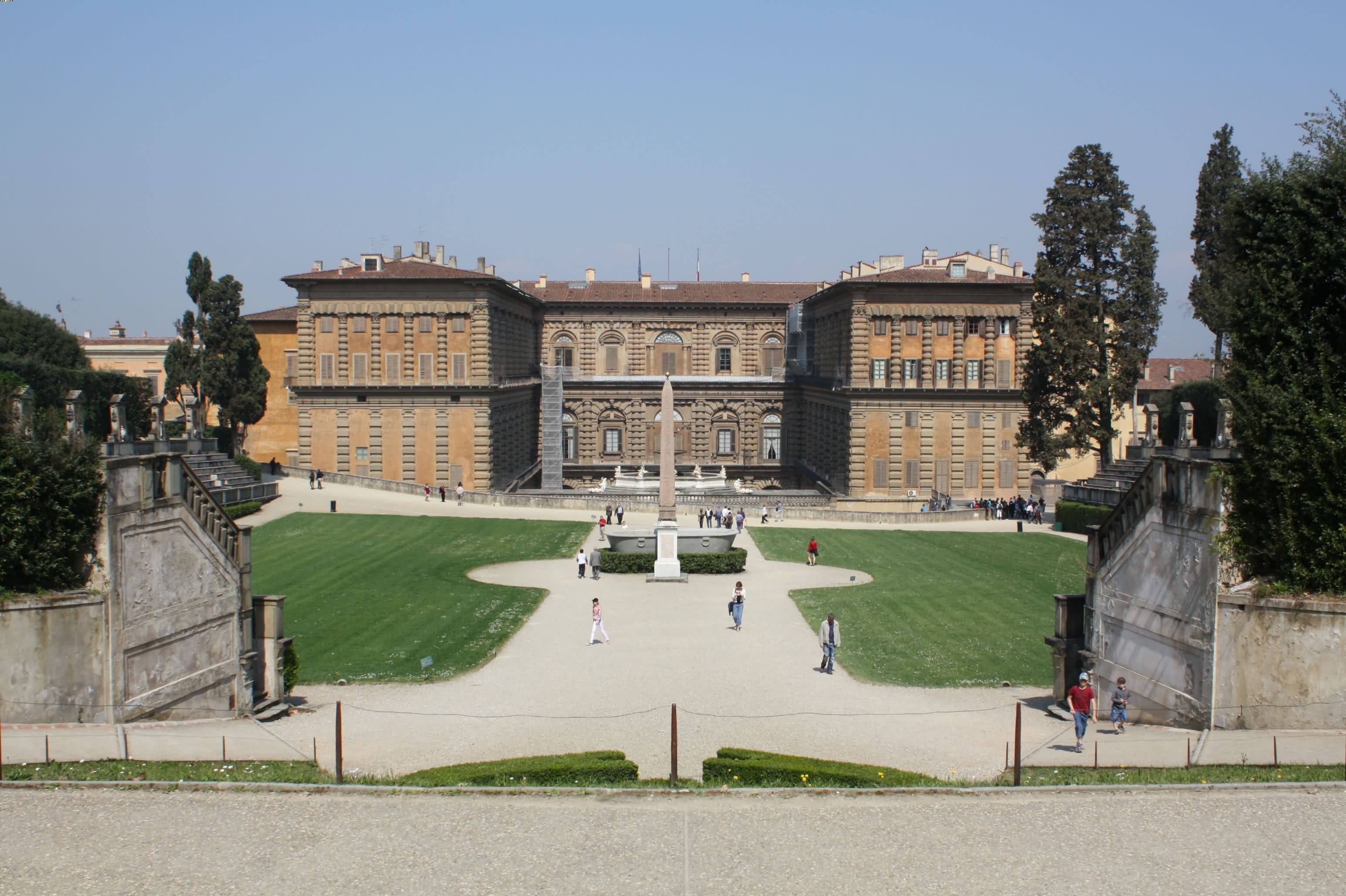 Back of the Palace from the Boboli Gardens (15/4)