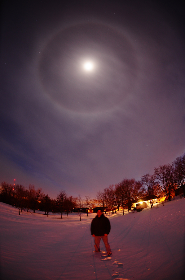 Lunar Halo Self Portrait