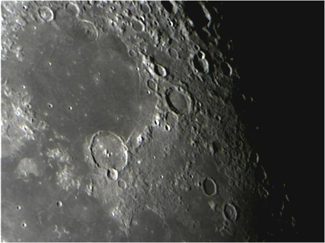 Webcam image; Mare Humorum & craters Gassendi & Mersenius