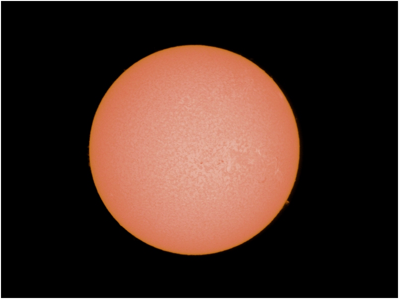 The Sun in H Alpha, 27 March 2011
