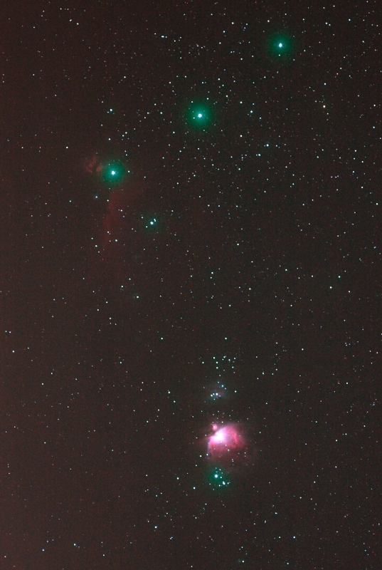 Orion's 'Belt' and 'Sword'