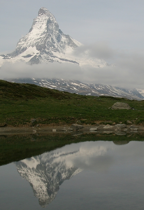 Matterhorn reflected, Sunnegga, near Zermatt