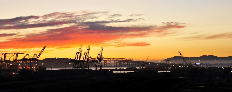 Bay Bridge from Oakland