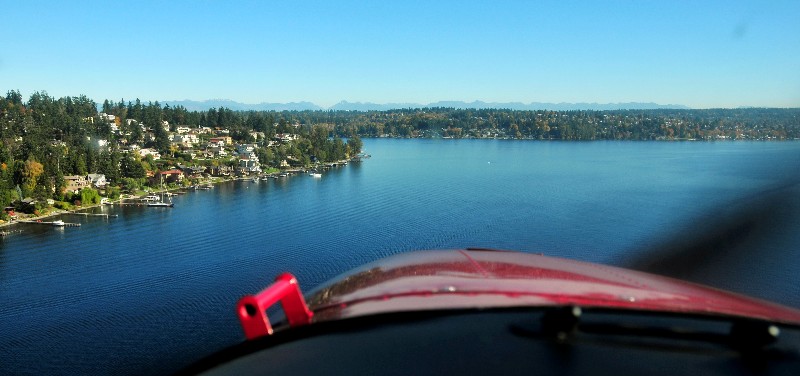 landing on Lake Washington