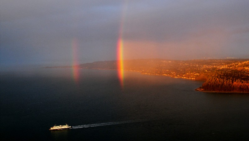 Leaving Fauntleroy and West Seattle
