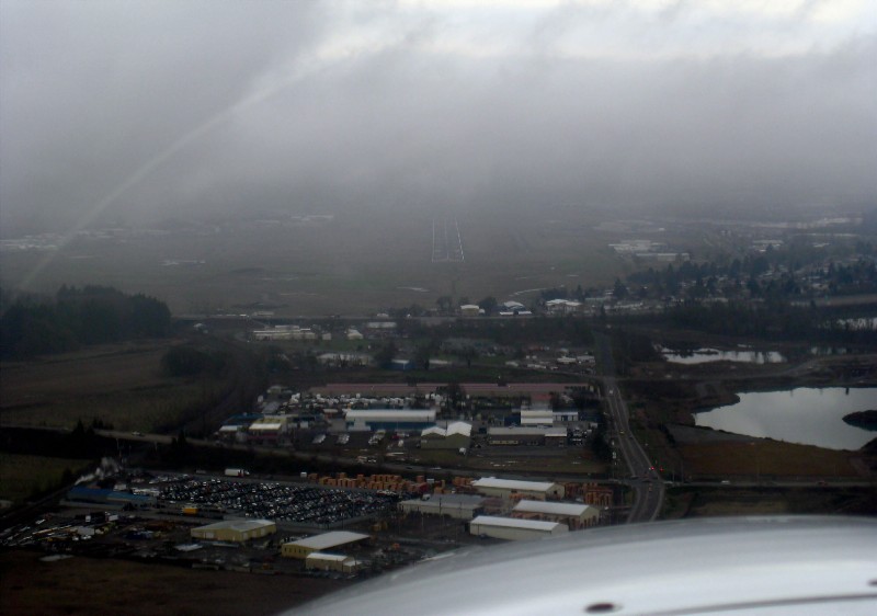 foggy final Salem OR (KSLE)