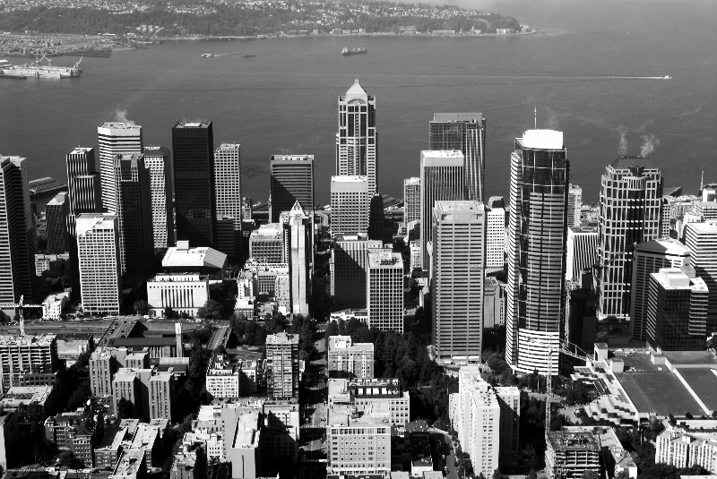 black-white Seattle