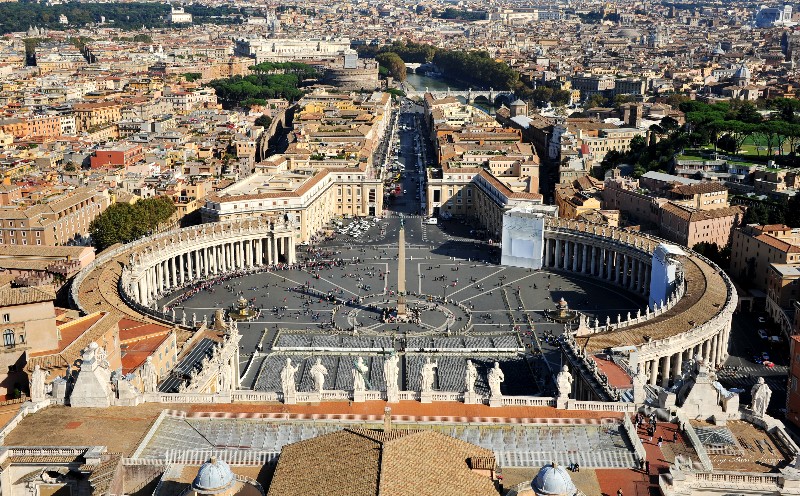 St Peters Square, The Vatican City, Italy