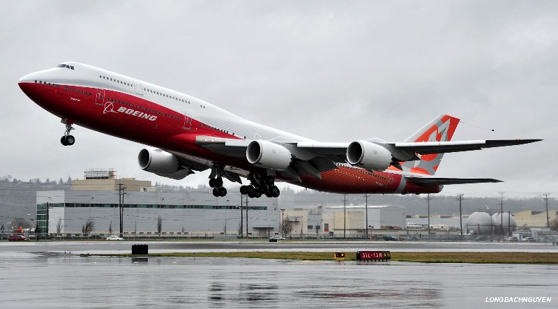 Boeing 747-8 Intercontinental 4th flight