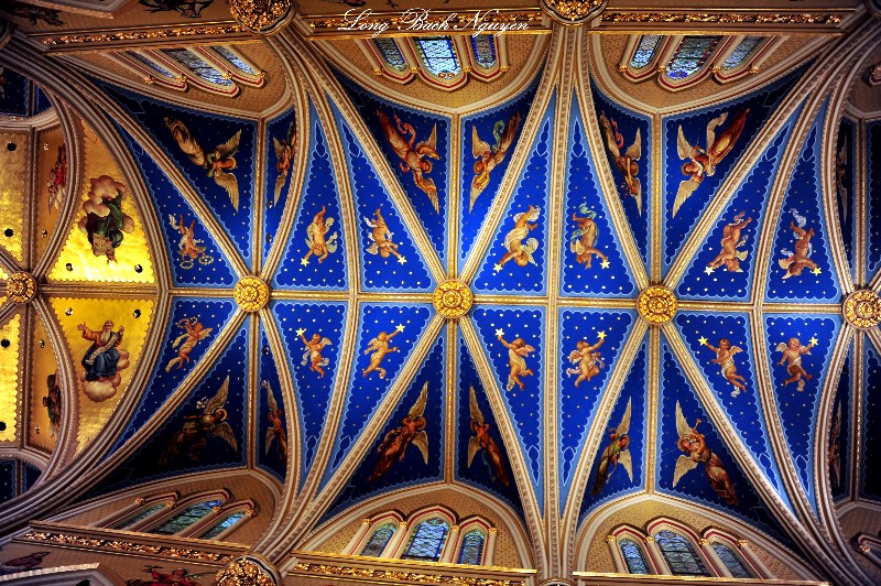 Basilica of Sacred Heart ceiling, University of Notre Dame