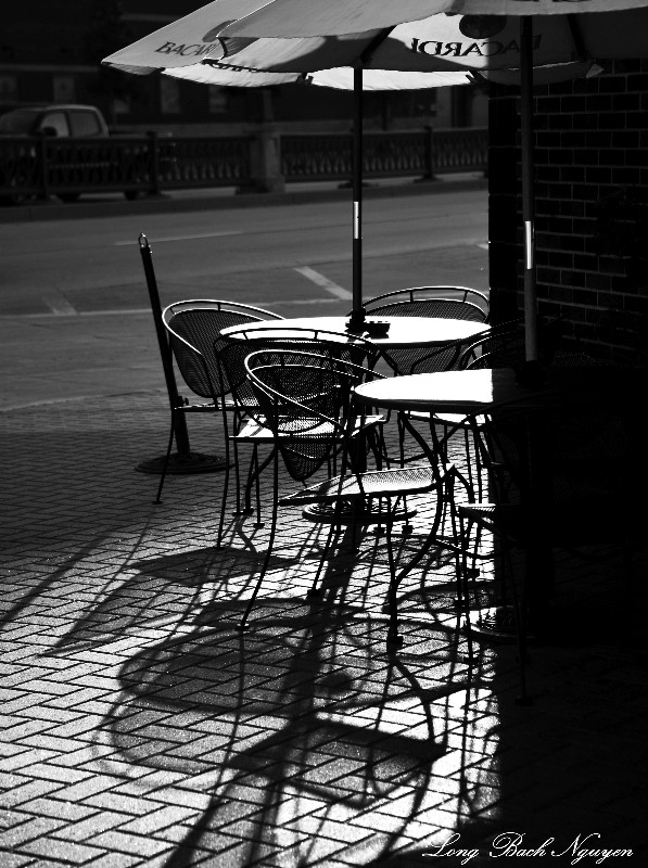 tables and chairs