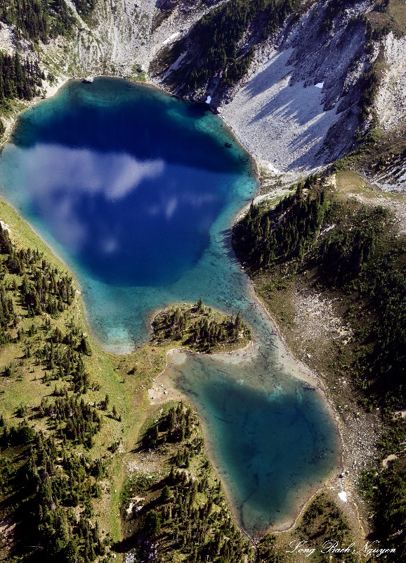 Crescent Lake, Crescent Mountain, Mount Rainier National Park, Washington  