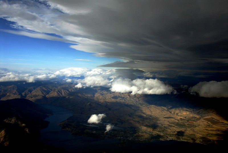 angry sky over Chelan