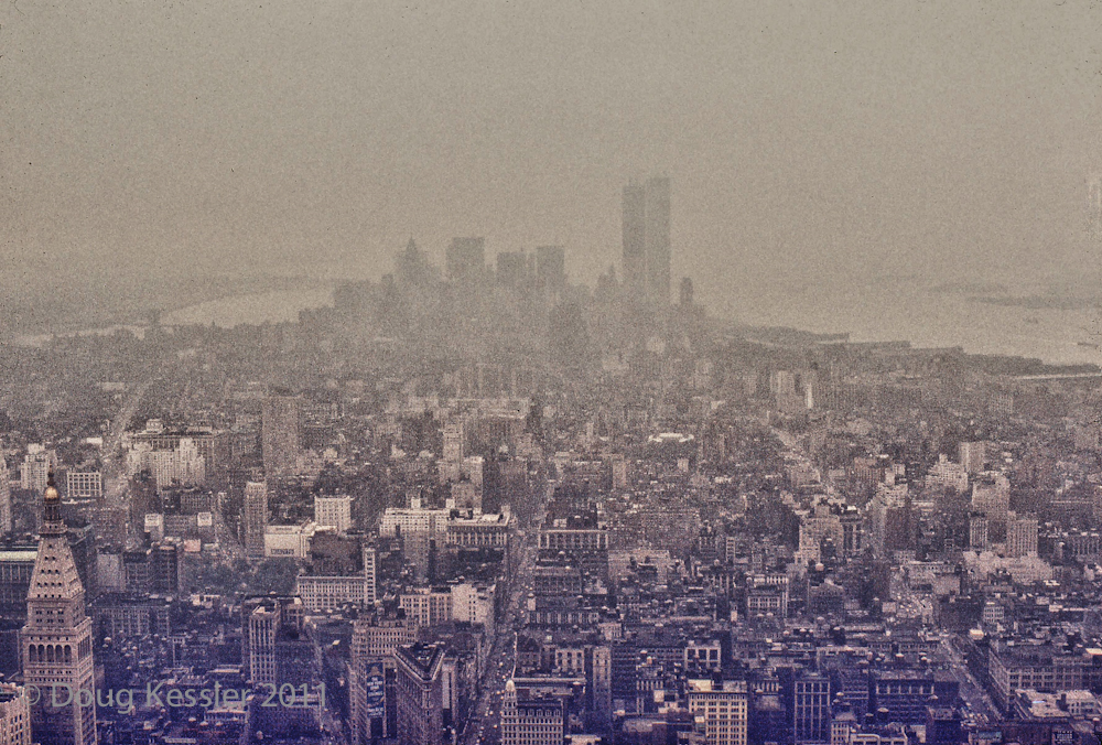 A foggy day in NYC, 1971.