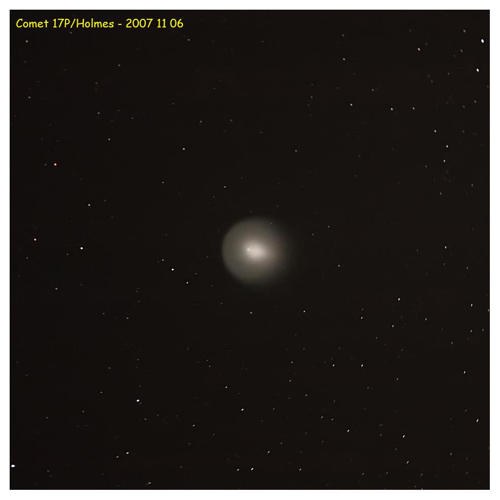 2007 November 6 - Comet Holmes in Perseus - 300mm