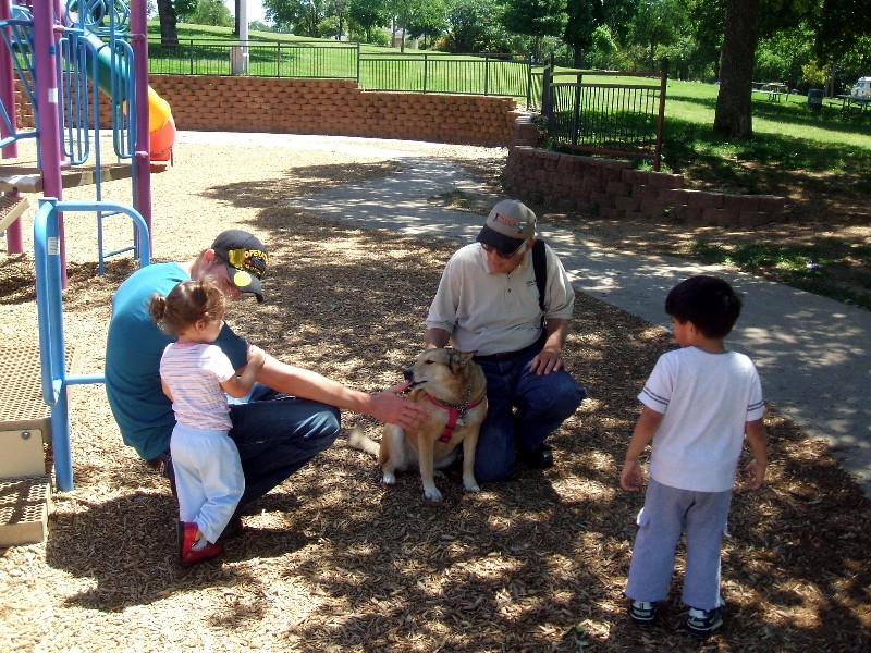  Tawney greeting new members of her fan club