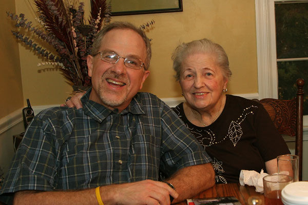 With My Mother on Thanksgiving Day 2007