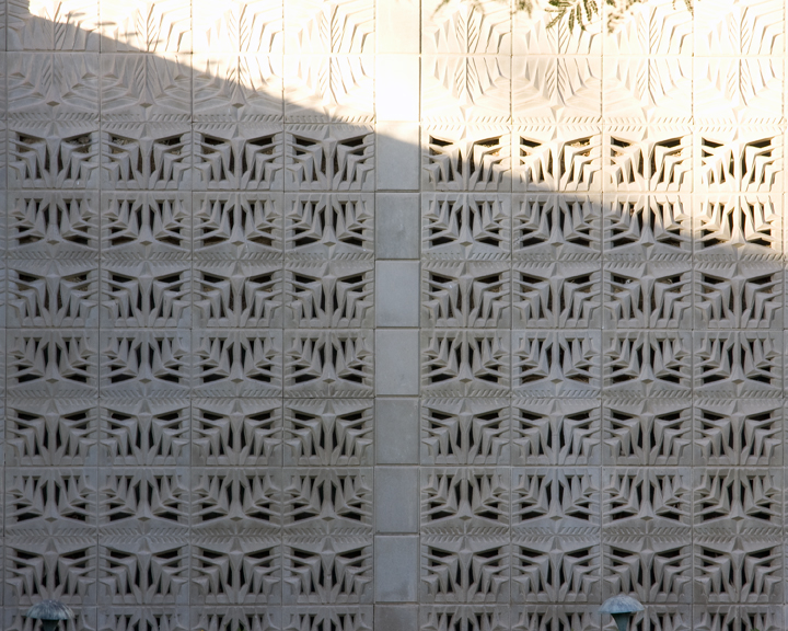 Cast Cement Blocks with Pattern