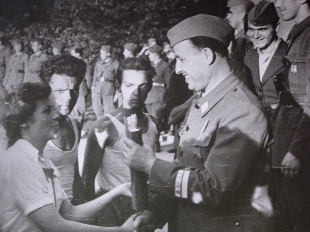 Presentation of a baton