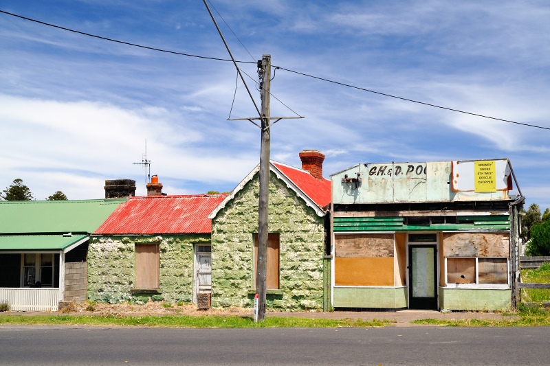 Abandoned shops - Port Fairy
