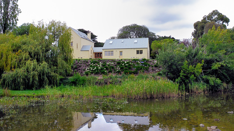 Building in Richmond riverbank